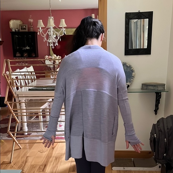 lululemon athletica Sweaters - Lululemon Lavender Open Front Cardigan